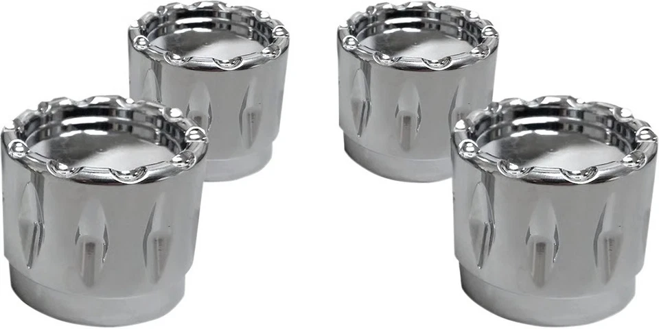 Cubiertas de pernos de cabeza Avon - Rival - Cromo motocicleta bicicleta de calle HBC-306-CH-RIV Foto 2 de 4