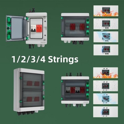 0% VAT Solar Junction Box Photovoltaic DC 1-4-Strings PV Surge Protector
