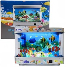 Fake Aquarium Lamp Moving Fish Night Light Relaxation Decorative Lamp