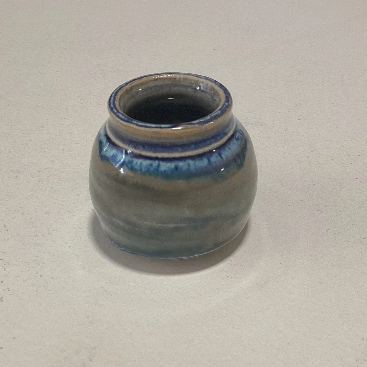 手工制作绿色陶瓷花瓶| eBay