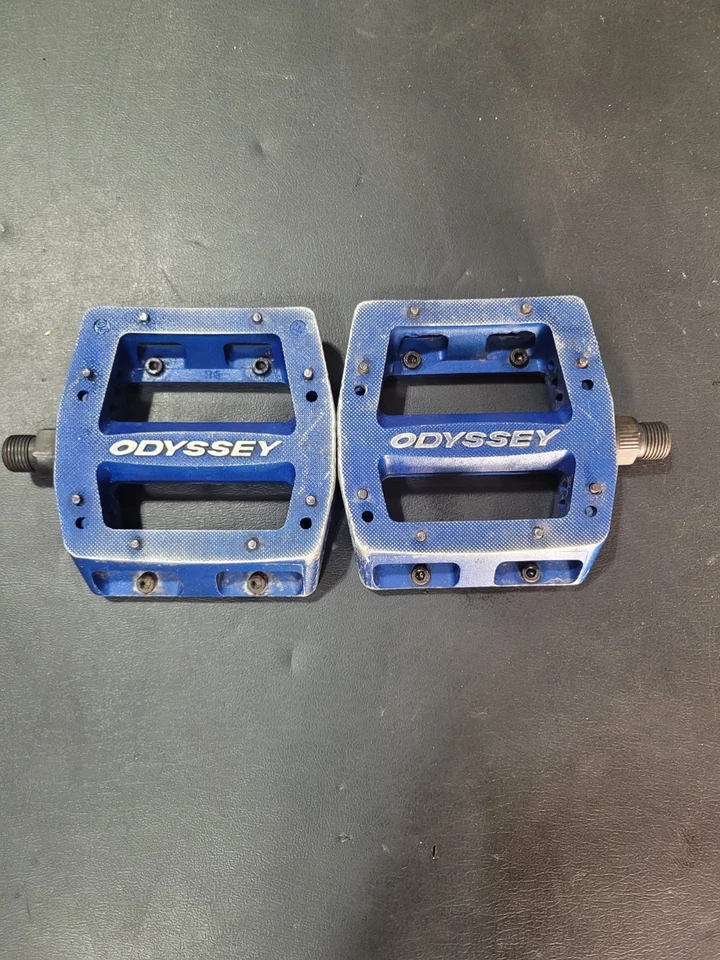 Pedales BMX Blue Odyssey Jim Cielencki Midschool Foto 2 de 4