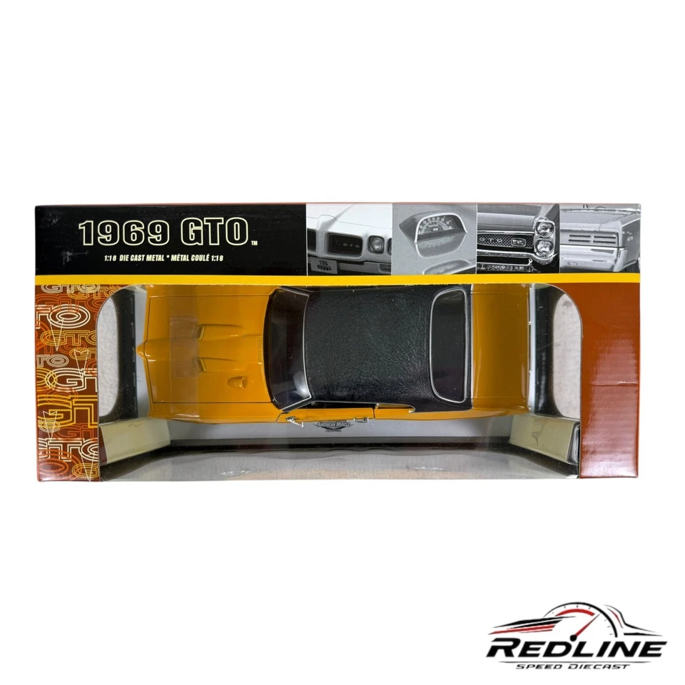 🇺🇸🇺🇸ERTL American Muscle Pontiac GTO 1969 naranja 1:18 TC🇺🇸🇺🇸 Foto 3 de 4