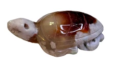 CARNELIAN SEA TURTLE CRYSTAL CARVING