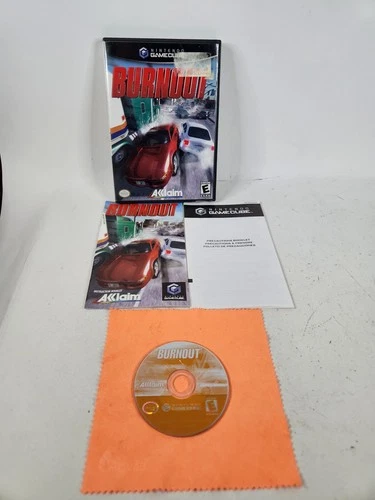 Burnout (Nintendo Gamecube) CIB Complete in Box With Manual And Insert Tested
