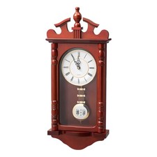 Grandfather Clock Vintage Pendulum Wall Clock 23.2 in with Quartz Movement