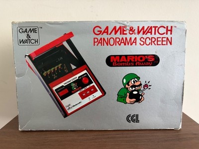 Nintendo Game & Watch Panorama Mario s Bombs Away TB-94 Boxed Complete 1983