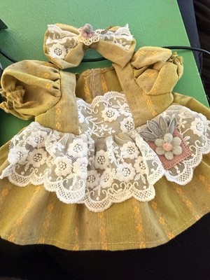 Lovely Vintage Doll Dress for Large Doll - Fit 400% Baby Three