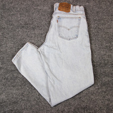 Levi's 550 Jeans Orange Tab Men's Tag 34X30 Meas 31X28 Vintage Relaxed Tapered