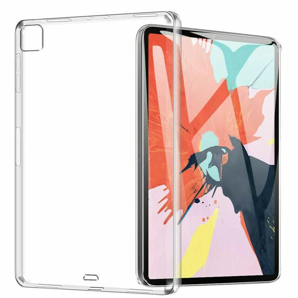 For iPad Pro 12.9 inch 2020 Shockproof Clear Soft TPU Protector Back Case Cover - Image 2 of 4