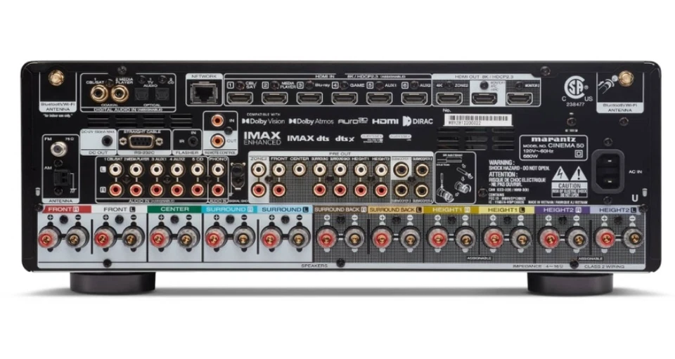 (100% Genuine) Marantz Cinema 40 AV Receiver 9.4Ch / 230V / Black - EXPRESS - Image 4 of 4