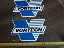 Lot Of 2 Vortech Superchargers Racing Window Decals Stickers Street Outlaws Ls1