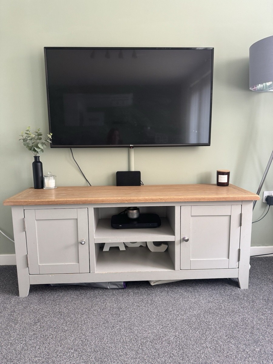 Cotswold Company large Tv bench Dove Grey
