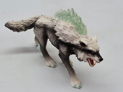 Schleich Eldrador Creatures SNOW ICE WOLF 6'' X 3.5'' Resin Action Figure 42452