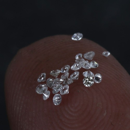 5 Ct 1.4 mm 380 Pcs VVS1/VVS2 DEF Grade Round Cut Loose Diamond Lot AC-110 - Picture 11 of 12