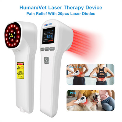 Cold Laser 650nmx16+808nmx4 Deep Tissue Infrared Laser Therapy for Horses Dogs