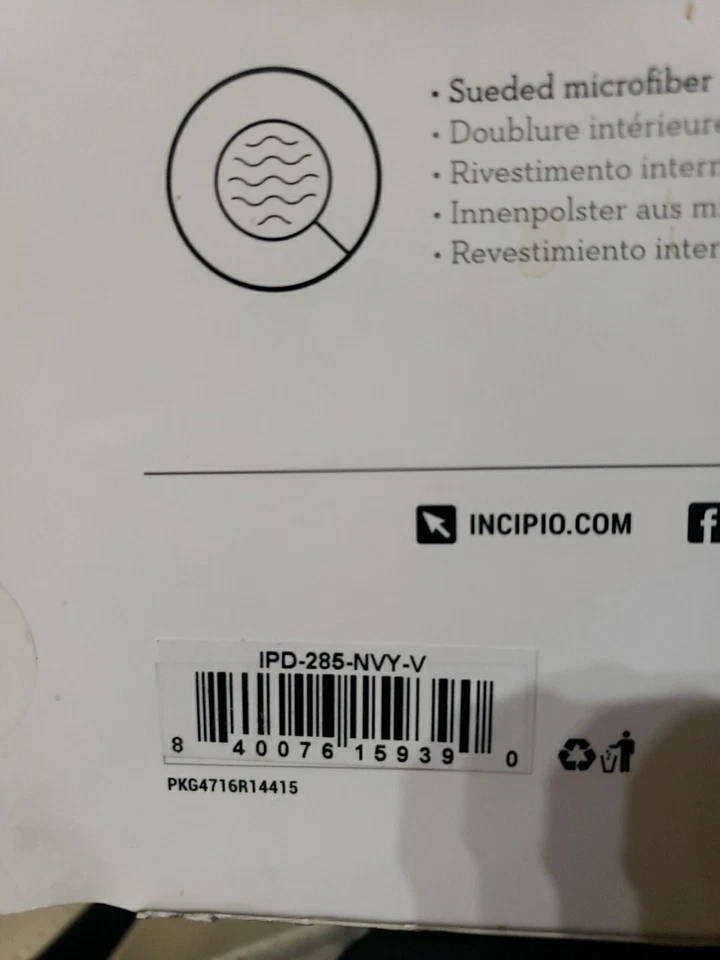 Navy Incipio Faraday Durable Impact Protection BLUE Case for iPad Pro 12.9" - Image 3 of 3