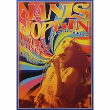 Janis Joplin - Concert Poster 24 x 36in
