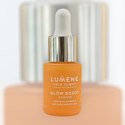 Lumene Nordic C Glow Boost Essence-Valo (Light) Travel Size .15mL/.50 fl oz-NWOB
