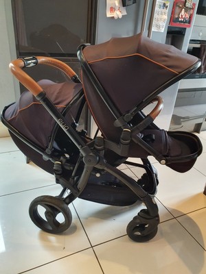 egg pram espresso black