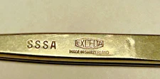 Excelta Tweezers, SSSA, 5 1/2" L, Straight Point Switzerland