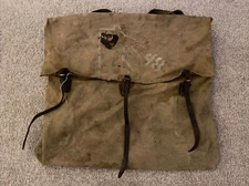 Early 1900’s Marshall-Wells Co. Cruiser Canvas Duluth Pack Sack - MN Military(?)