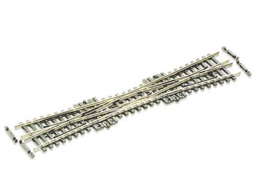 Peco SL-380F - einfache Kreuzungsweiche 10-Grad Länge 154 mm Code 55 - Spur N