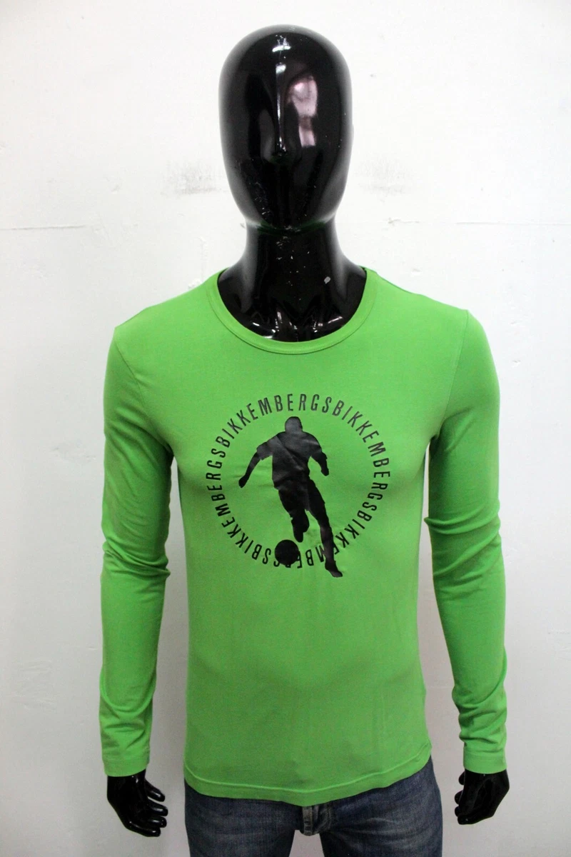 Hiistandd Maglietta Donna Manica Lunga Scollo A V - Basic Elasticizzata (Verde Militare, Taglia XS)