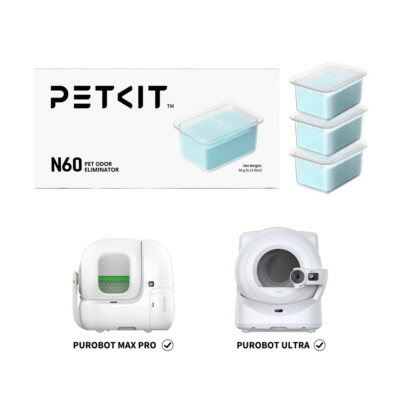 PETKIT 3pcs Replaced Odor Eliminator for Pura Max Self-Cleaning Cat Litter Box