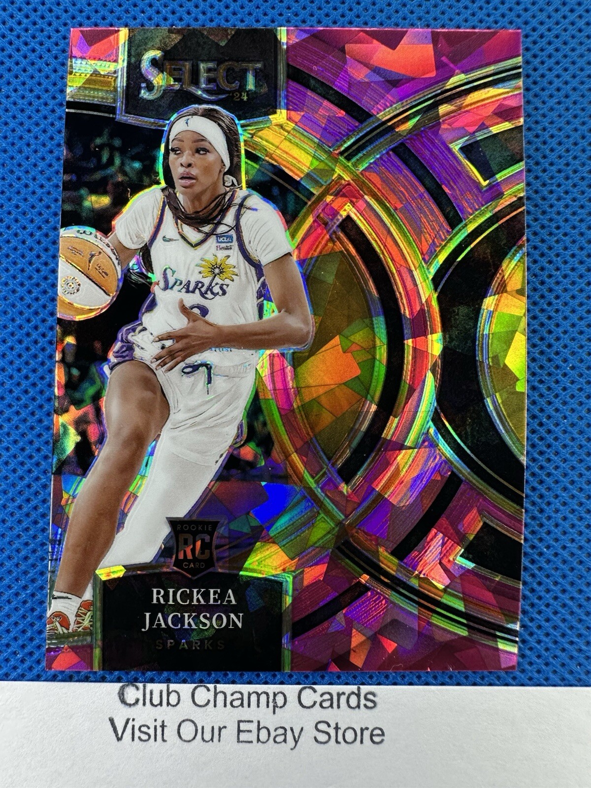 2024 #127 Rickea Jackson Panini WNBA Select Basketball Premier Pink Ice Prizm RC