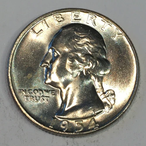 1954-D Washington Quarter - Original Uncirculated - High Quality Scans #P715