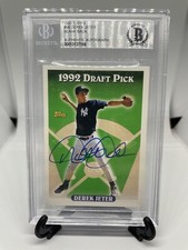 1993 Topps Blank Back Derek Jeter Auto BGS Certified Autograph Signed Rookie
