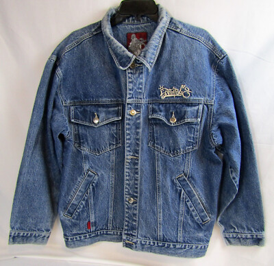 VINTAGE 90's SOUTH POLE HIP HOP MEN'S DENIM JACKET L /WOMAN'S DENIM SHORTS  SZ