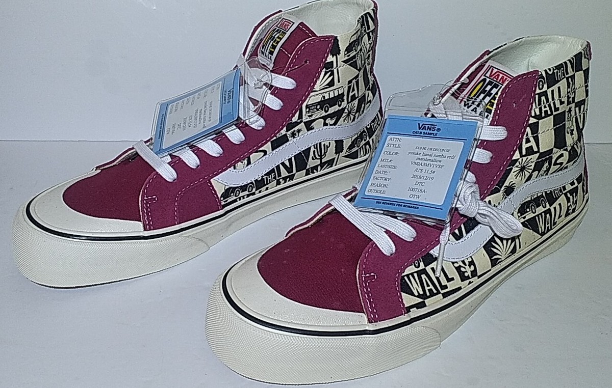 New Vans x Yusuke Hanai SK8-HI Top Shoes Size 11.5 138 Decon SF