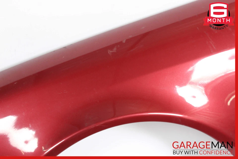 03-09 Mercedes W209 CLK500 CLK350 para-lama dianteiro esquerdo asa lateral do motorista vermelho - Imagem 3 de 4