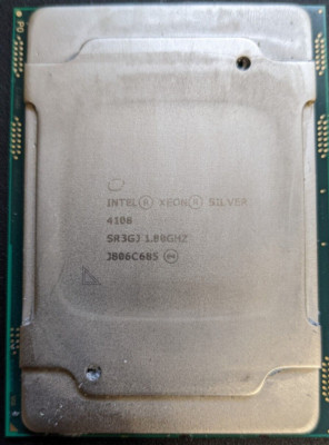 Intel Xeon Silver 4108 8-Core CPU 1.8 GHz FCLGA3647 85W Server