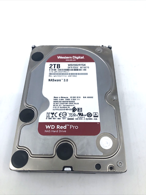 Western Digital Red Pro 2TB NAS 7.2K 6Gb/s SATA 3.5