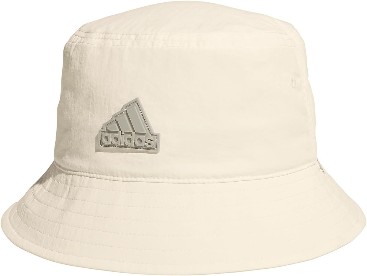 adidas Women's Shoreline Bucket Hat One Size, Off White/Putty Grey