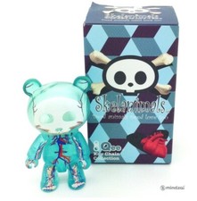SEALED ORIGINAL BEAR SKELANIMALS ARTIST SERIES 2.5" CHUNGKEE GLACIER BLUE RARE