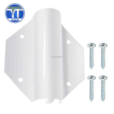 Side Mount Flag Holder Steel Side Mount Wall Mount Bracket with Screws  1'' pole
