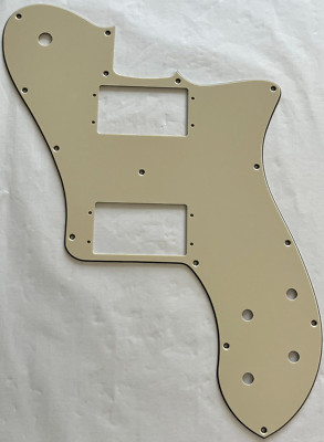 New Great-Fits US 72 Telecaster Deluxe Re-Issue Guitar Pickguard Vintage Yellow