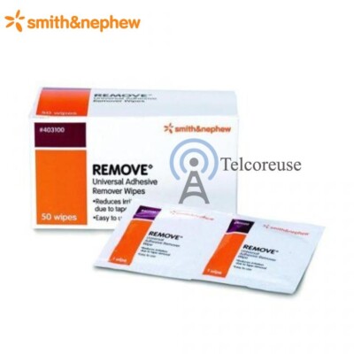 Smith & Nephew REMOVE Universal Adhesive Remover Wipes 403100 1BX/50EA