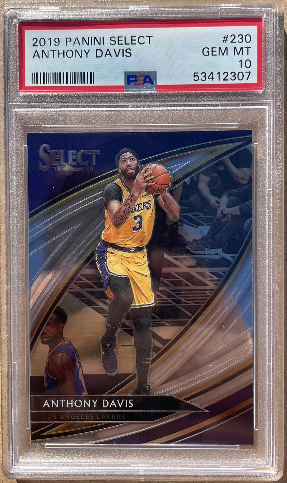 Anthony Davis 2019 Panini Select #230 PSA 10 Courtside Level