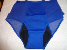 THINX HI-WAIST OCEAN BLUE PERIOD-PROOF PANTIES SIZE XS  NEW