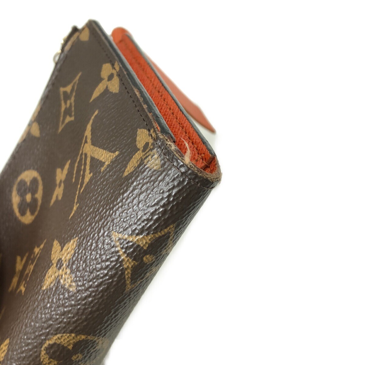 Auth LOUIS VUITTON Portefeuille Adele M61270 Piment Monogram  