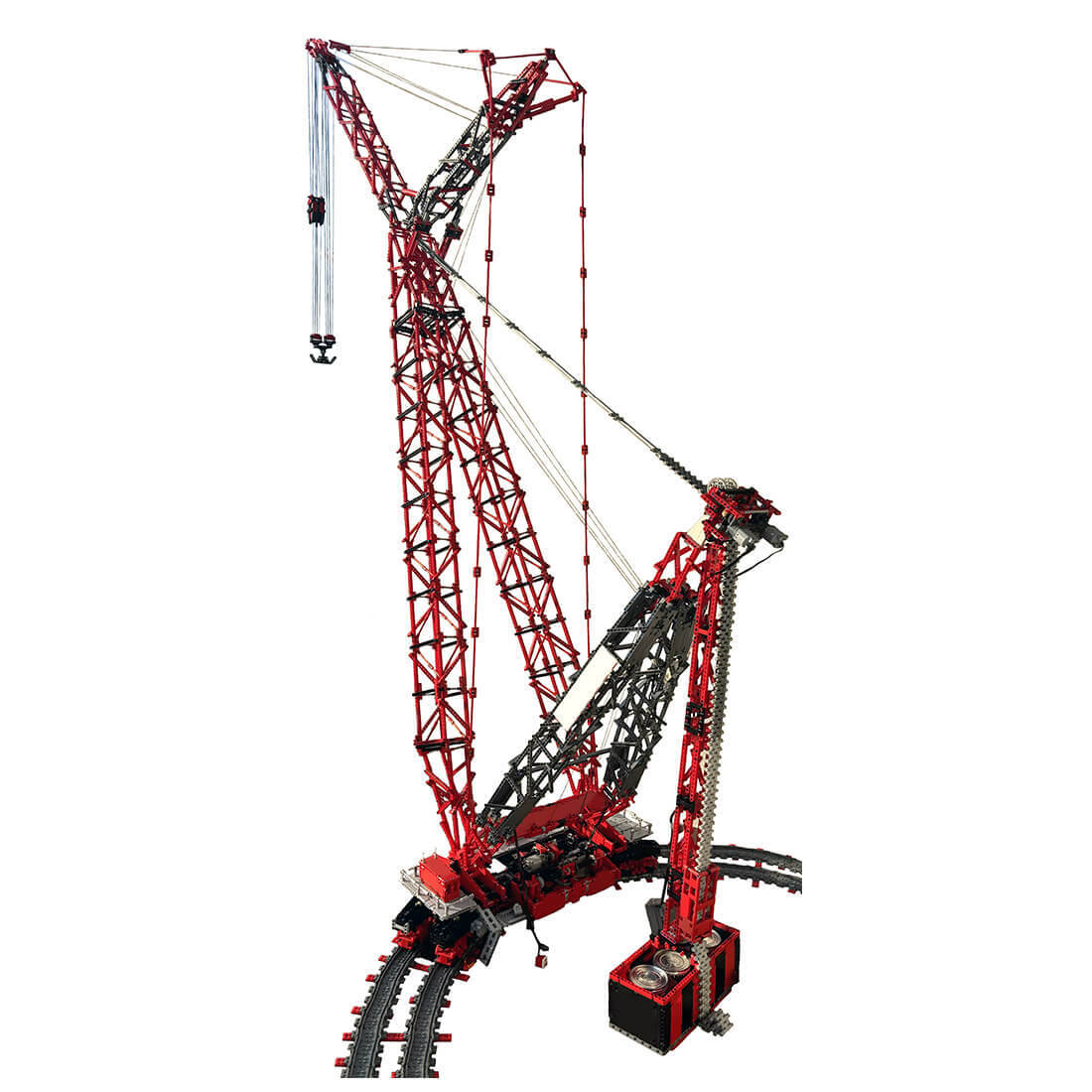 SK6000 Large Ring Track Crane with Motor Kit 7983 Bricks MOC