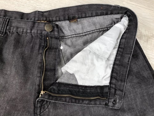 PJ Mark Jean Shorts Faded Black Denim Vintage Y2K 100% Cotton Men 44 (Actual 42) - Picture 16 of 22