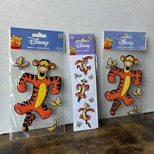 Disney TIGGER Butterflies Dimensional Puffy Sticker Scrapbook Sandylion Vintage