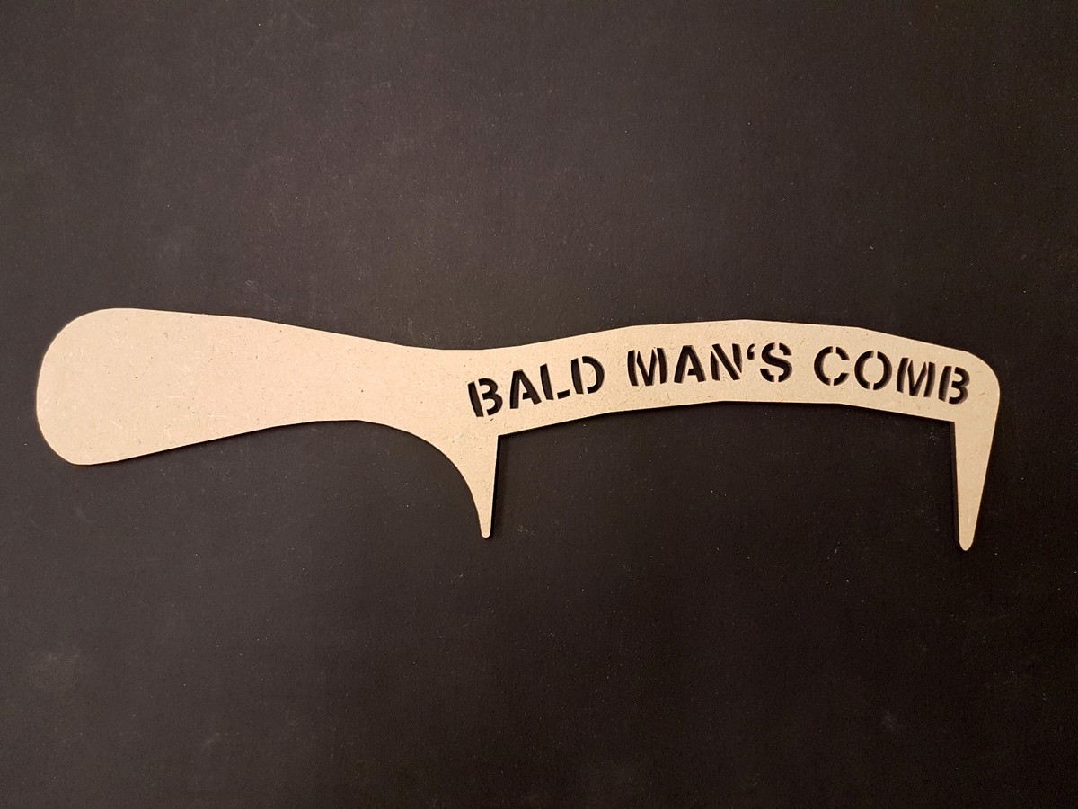 BALDMAN☯️ BALD MANS COMB - 300mm x 71mm x 3mm | eBay
