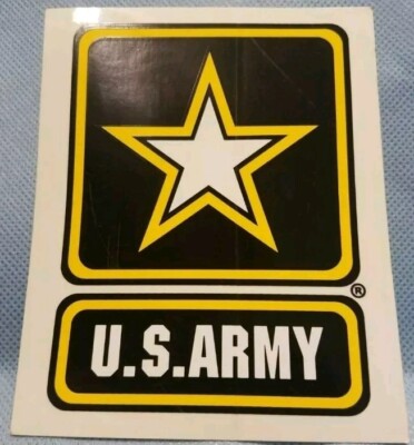 US ARMY UNITED STATES MILITARY Truck Vehicle Wall ,Window Veteran ...