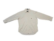 Chaps Ralph Lauren Mens Dress Shirt 17 34/35 White Oxford Crown Crest Logo